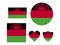 Set of Flags of Malawi