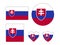 Set of Flags of Slovakia