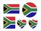 Set of Flags of South Africa