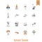 Set of Flat Autumn Icons