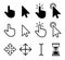 Set of flat modern cursor icons â€“ for stock