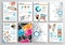 Set of Flyer Design, Web Templates. Brochure Designs, Infographics Backgrounds