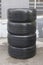 Set of four automobile tires