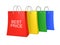 Set of four best price shopping bags