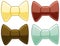 Set of four bows of different colors