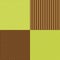 Set of four popular primitive retro patterns in autumn colors