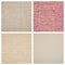 Set from four textile backgrounds