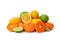 Set of fresh citrus fruits