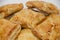 Set of fresh guava puff pastries used for breakfast