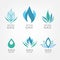 Set of gas icons