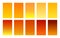 Set of gradient backgrounds honey color palette