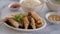 A set of Hainanese chicken rice