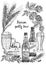 Set hand drawn sketch bottle and glasses beer, hop, wheat Vintage design bar, restaurant, cafe menu on white background