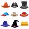 Set of Hat vector design