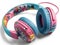 A set of headphones with their colorful ear cups and comfortable headband created with Generative AI