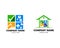 Set of House Repair & Cleaning Service Logo Design