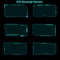 Set of hud rectangle elements,Futuristic Sci Fi Modern User Interface Set.hud rectangle elements,head up display,hud elements