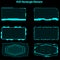 Set of hud rectangle elements,Futuristic Sci Fi Modern User Interface Set.hud rectangle elements,head up display,hud elements