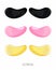 Set hydrogel cosmetic eye patch pink, gold and black. Cosmetic product for skin. Patches under the eyes. ollagen mask. Korean