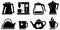 Set icon for coffee and tea appliances
