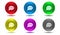 Set of icons in color,chat