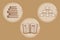 Set of icons genealogy, family tree, file storage, archival documents for actual, instagram stories, social networks, website,