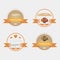 Set of icons on a theme of vintage Thanksgiving.