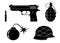 Set icons of weapons.
