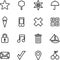 Set of illustrated icons