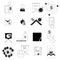 Set of images of data analytic,business and social network icons