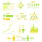 Set of infographic demography elements.