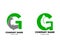 Set of Initial Letter G Catfish Logo Template Design Vector