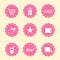 Set of internet shop icons