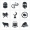 Set of Islamic Vector Icons