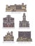 Set of isolated Principality of Monaco landmarks