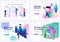 Set of isometric concepts.social networks, data analysis, business analysis, data collection. For Landing page concepts and web