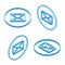 Set of isometric email icons.