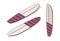 Set of isometric surfboard in various foresortening views like standing, lying down stand up paddle board or sup