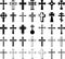 Set of ized Crosses