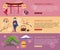 Set of Japan travel horisontal banners with place for text. Japanese symbols, Geisha, Traditions, Japanese culture. Set