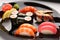 Set of Japanese sushi