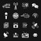 Set of journalism related icons