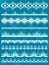 Set of Lace Paper for christmas, vector