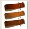 Set of leather labels