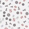 Set line Football betting money, Dart arrow, Online sports and Playing card with spades symbol on seamless pattern