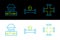 Set line Industry metallic pipe, Water supply pipes and and manometer icon. Vector