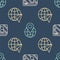 Set line Infographic of city map navigation, Globe with flying plane and Location on the globe on seamless pattern