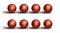 Set line Nuclear explosion, energy battery, Atom, Meteorology thermometer, Radioactive waste in barrel, Radiation