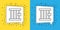 Set line Prison window icon isolated on yellow and blue background. Vector