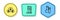 Set line Sulfur dioxide SO2, Test tube flask on stand and . Colored shapes. Vector